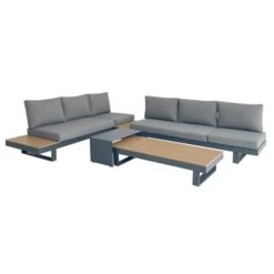 Easton Large Outdoor Corner Set With Sun Recliner 15 Easton Large Outdoor Corner Set With Sun Recliner -Gardens and Outdoors 30987780 alt03