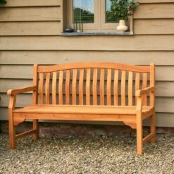 Kingsbury Medium Outdoor Bench -Gardens and Outdoors 30987787 alt06