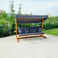 St Andrews 3 Seater Outdoor Swing Seat -Gardens and Outdoors 30987802 alt02