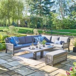 Langham Large Comfort Outdoor Corner Set -Gardens and Outdoors 30987804 alt03