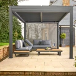 Easton Large Outdoor Corner Set With Sun Recliner 11 Easton Large Outdoor Corner Set With Sun Recliner -Gardens and Outdoors 30987806 alt02