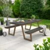Heydon Wood Effect Picnic Bench -Gardens and Outdoors 30987813